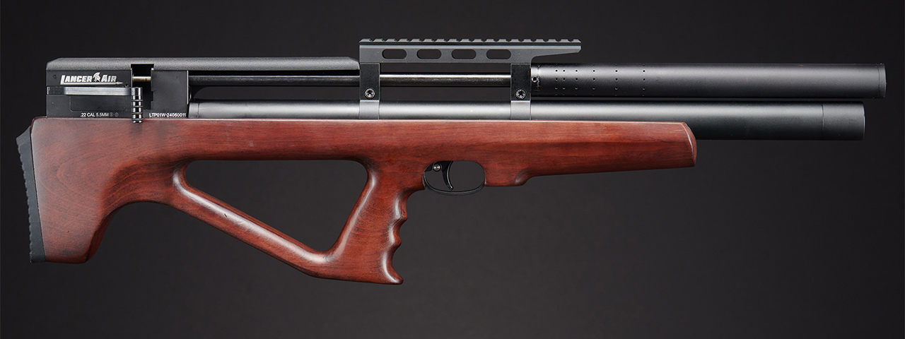 Lancer Air QL22 Bullpup PCP Airgun Rifle - (Black/Wood)