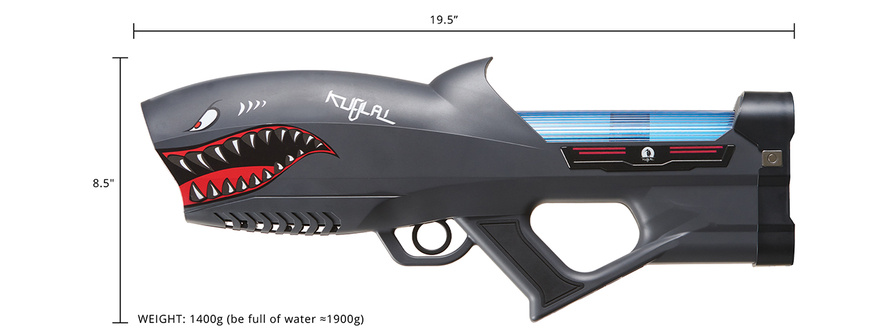 Kublai S2 Mini Shark Electric Water Blaster - (Black)