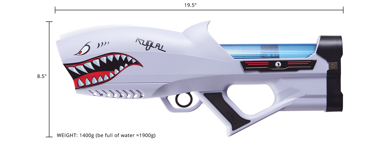 Kublai S2 Mini Shark Electric Water Blaster - (White)