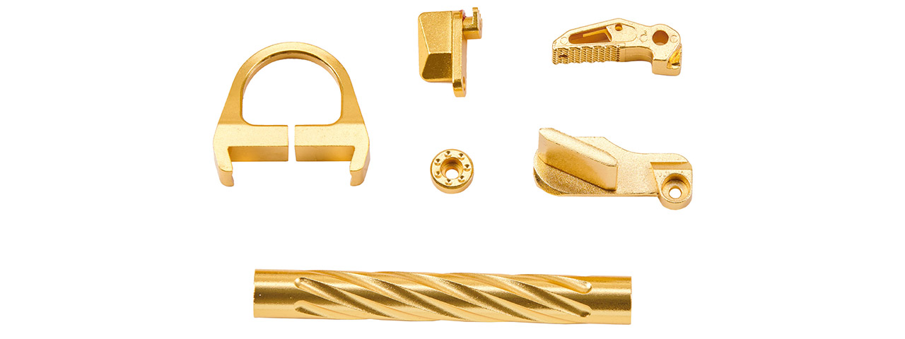 Tandemkross CTHULHU Gas Blowback Pistol Colored CNC Accessory Upgrade Parts Set - (Gold) Tandemkross CTHULHU Gas Blowback Pistol Colored CNC Accessory Upgrade Parts Set - (Gold)