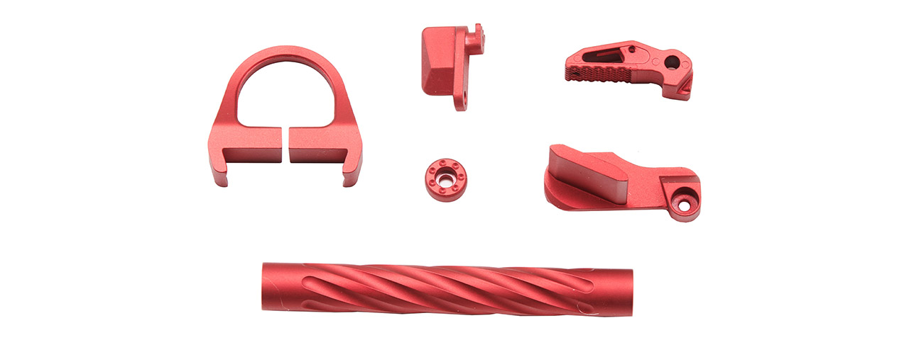 Tandemkross CTHULHU Gas Blowback Pistol Colored CNC Accessory Upgrade Parts Set - (Red) Tandemkross CTHULHU Gas Blowback Pistol Colored CNC Accessory Upgrade Parts Set - (Red)