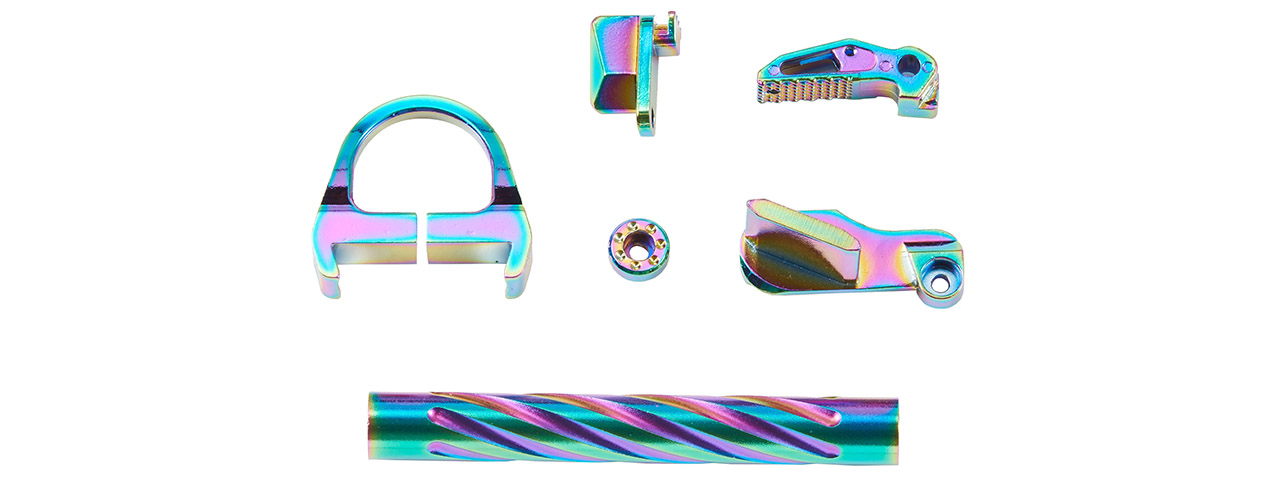 Tandemkross CTHULHU Gas Blowback Pistol Colored CNC Accessory Upgrade Parts Set - (Titanium) Tandemkross CTHULHU Gas Blowback Pistol Colored CNC Accessory Upgrade Parts Set - (Titanium)