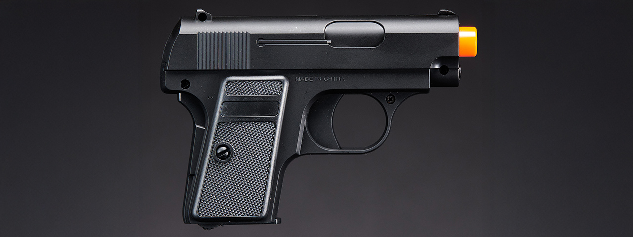Lancer Tactical M222 Spring Powered Airsoft Pistol (Color: Black)