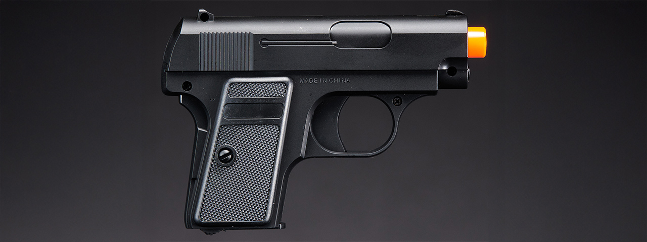 Omega Dual Spring Powered Airsoft Pistols (Color: Black & Gold)