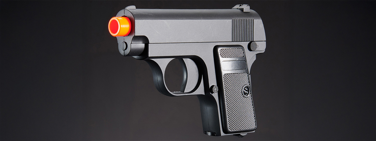 Omega Dual Spring Powered Airsoft Pistols (Color: Black & Gold)