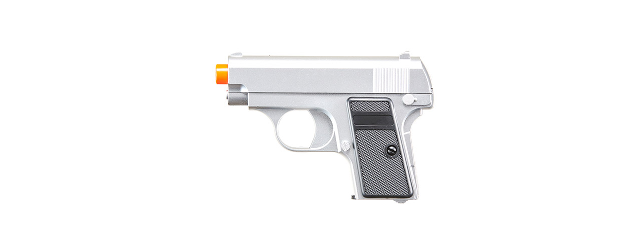 Lancer Tactical M222 Spring Powered Airsoft Pistol (Color: Silver)