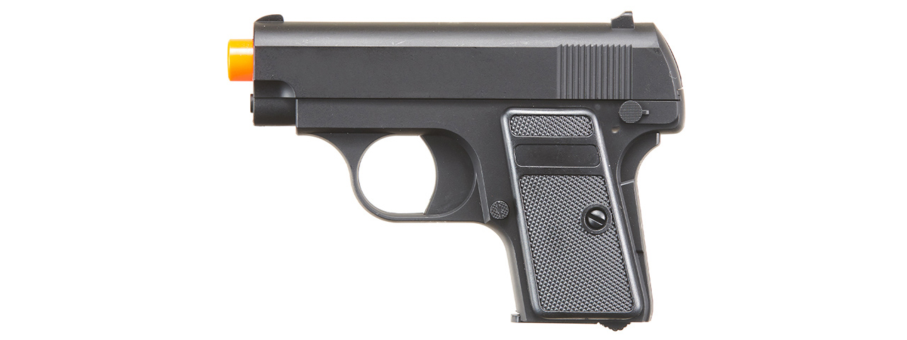 Omega Dual Spring Powered Airsoft Pistols (Color: Black & Silver)