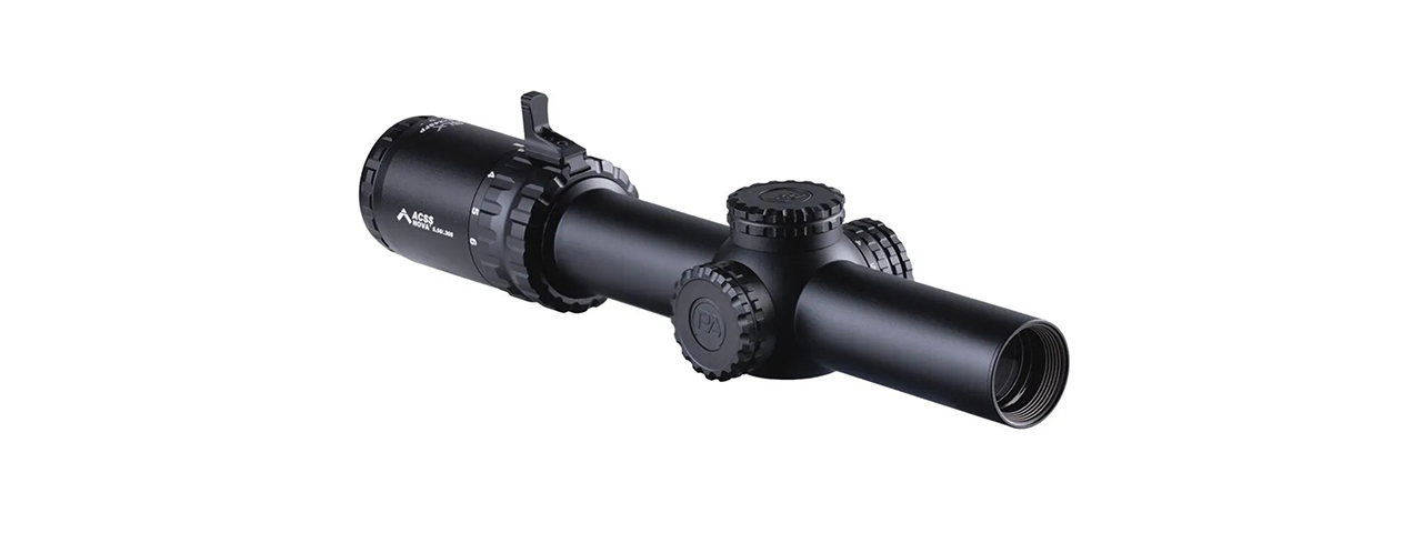 Primary Arms SLx 1-6x24 SFP Rifle Scope Gen IV - Illuminated ACSS Nova 5.56/.308 Fiber Wire Reticle - (Black)