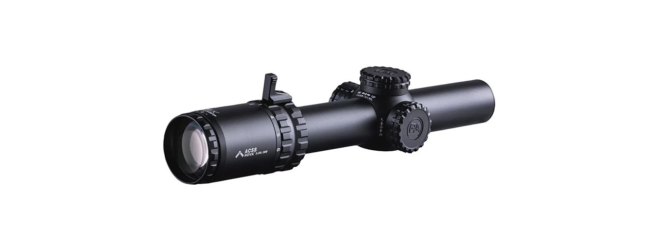 Primary Arms SLx 1-6x24 SFP Rifle Scope Gen IV - Illuminated ACSS Nova 5.56/.308 Fiber Wire Reticle - (Black)