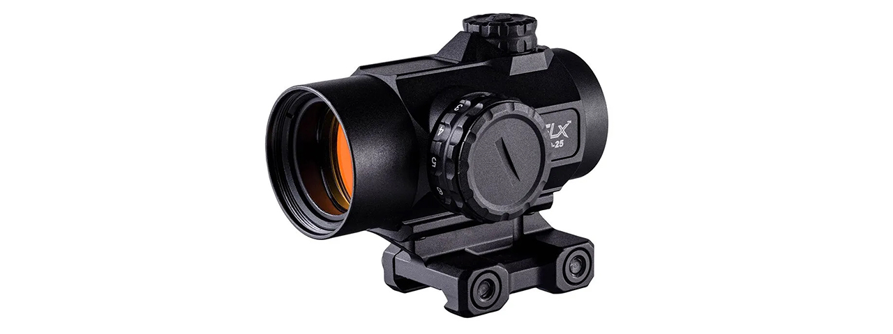 Primary Arms SLx MD-25 Rotary Knob 25mm Microdot Gen II with AutoLive - 2 MOA Red Dot - (Black)
