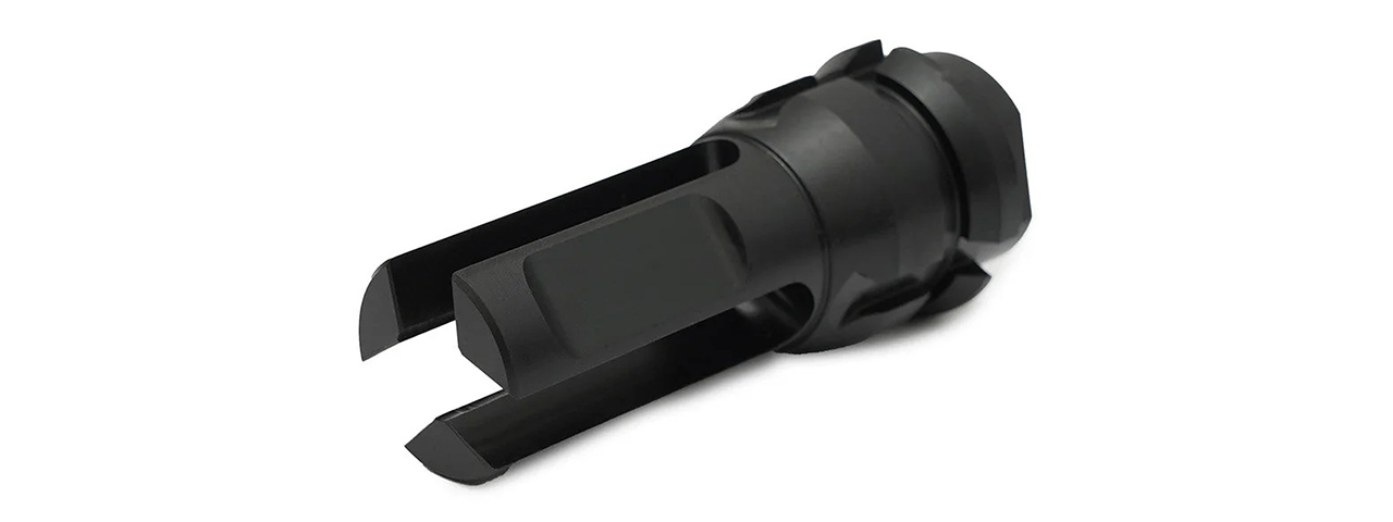 PTS Airsoft Dead Air Sandman-L Mock Suppressor w/ PTS Dead Air Keymo Flash Hider & Tracer - (FDE)