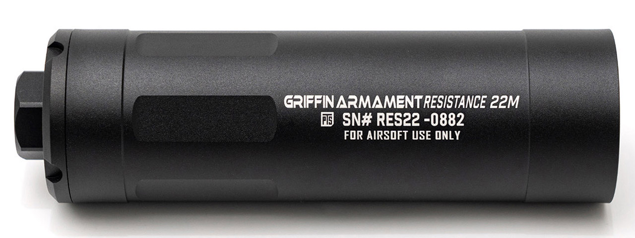 PTS Griffin Armament Resistance22 14mm CCW Direct Thread Mock Suppressor - (Black) PTS Griffin Armament Resistance22 14mm CCW Direct Thread Mock Suppressor - (Black)