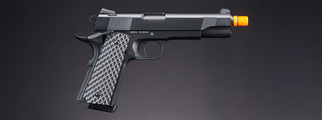 Raven Airsoft MEU Gas Blowback Pistol - Black