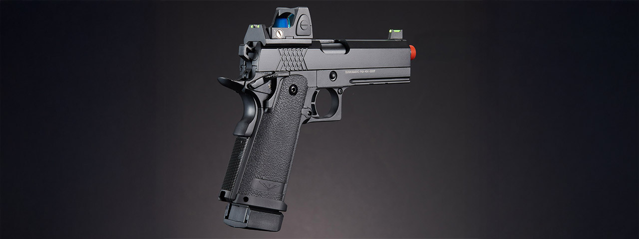Raven Airsoft 4.3 Hi Capa + Micro Red Dot - Black