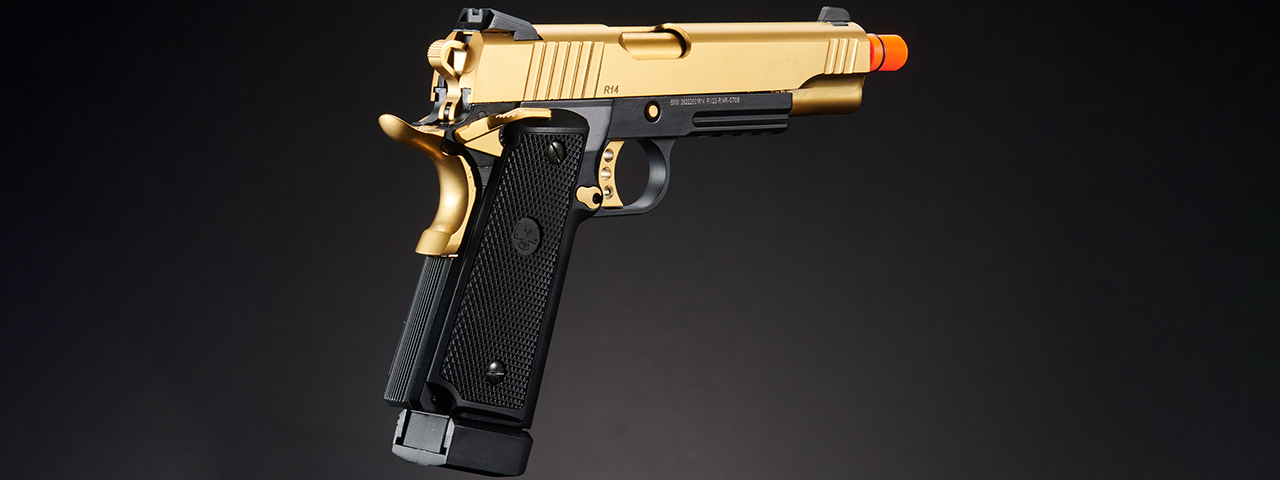 Raven Airsoft Railed R14 Hi Capa - (Gold)