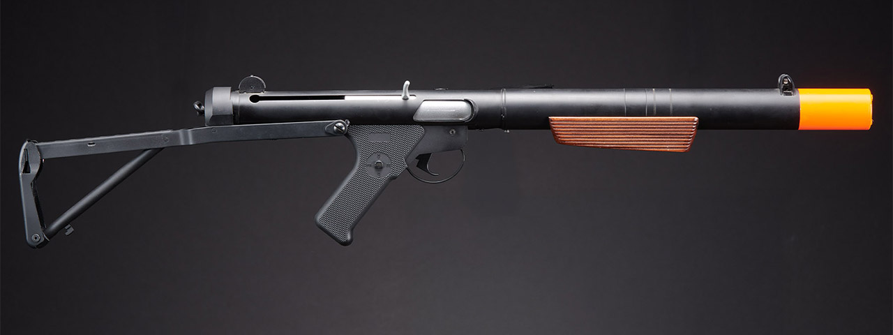S&T Sterling Mk5 L34A1 Airsoft AEG Submachine Gun - (Black)