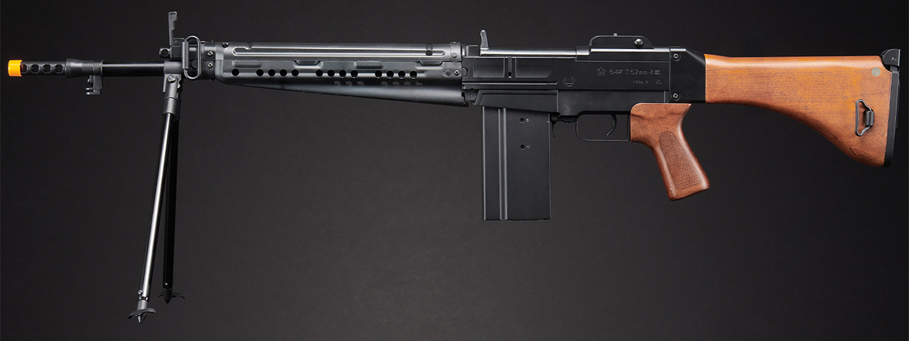 S&T Type 64 Full Metal Full Size AEG Airsoft Battle Rifle - (Black/Wood)