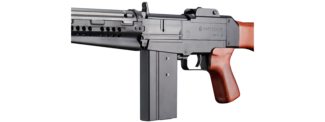 S&T Type 64 Full Metal Full Size AEG Airsoft Battle Rifle - (Black/Wood)