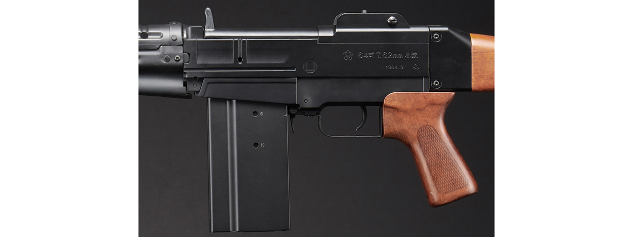 S&T Type 64 Full Metal Full Size AEG Airsoft Battle Rifle - (Black/Wood)