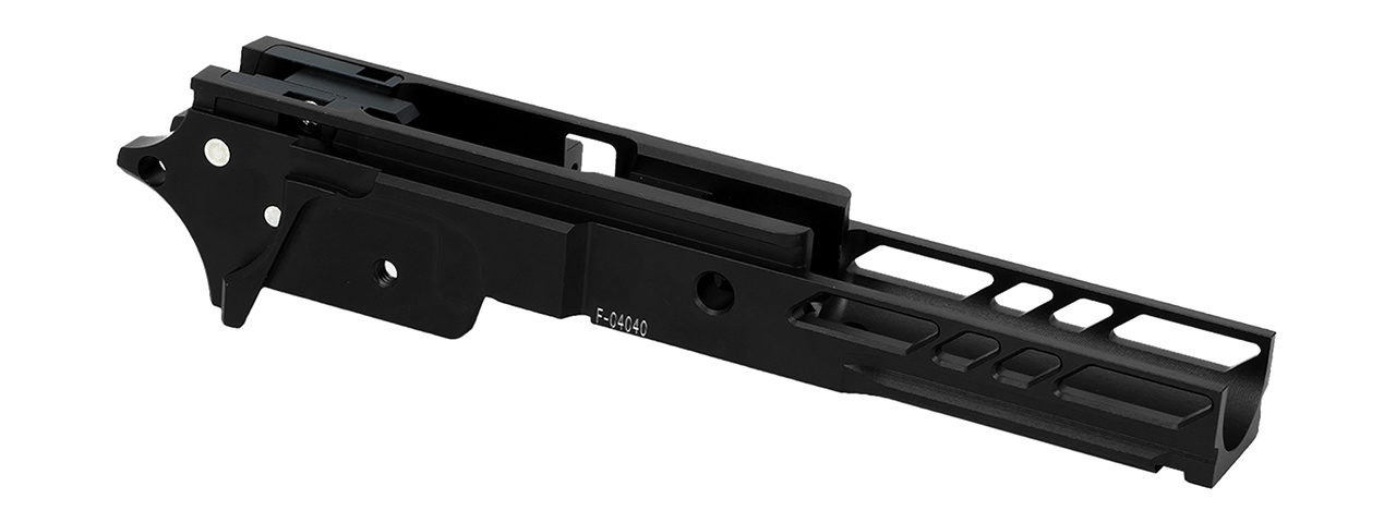 Dr. Black Aluminum Frame Type 04 for TM Hi-CAPA 3.9 GBB Pistols - (Black)