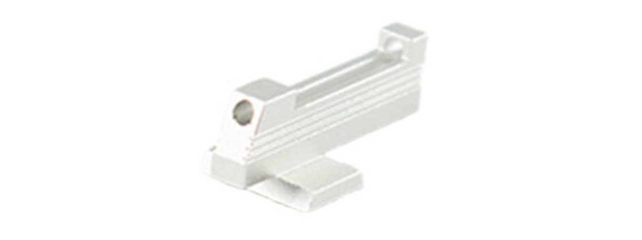 Dr. Black Aluminum Fiber Optic Front Sight for TM Hi-CAPA 5.1 GBB Pistols - (Silver)