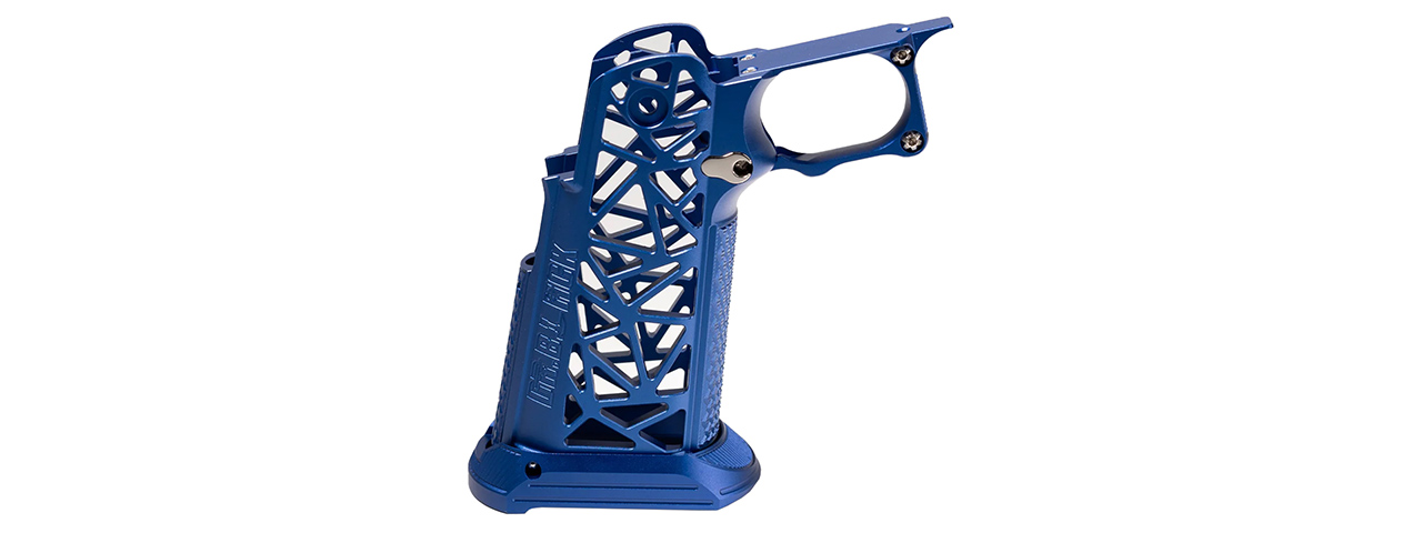 Dr. Black CNC Aluminum Type A Grip for Tokyo Marui Hi-Capa GBB Airsoft Pistols - (Blue)
