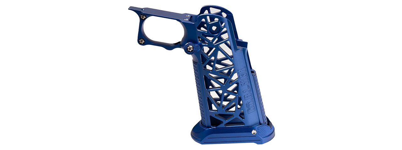 Dr. Black CNC Aluminum Type A Grip for Tokyo Marui Hi-Capa GBB Airsoft Pistols - (Blue)