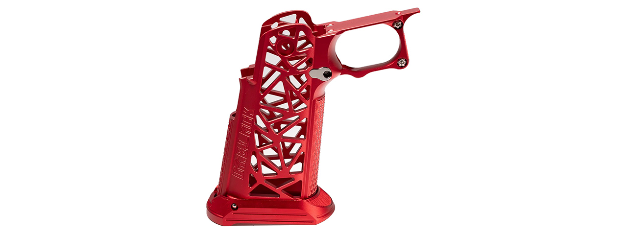 Dr. Black CNC Aluminum Type A Grip for Tokyo Marui Hi-Capa GBB Airsoft Pistols - (Red)