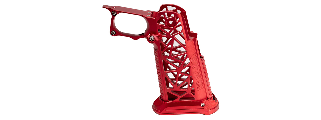 Dr. Black CNC Aluminum Type A Grip for Tokyo Marui Hi-Capa GBB Airsoft Pistols - (Red)