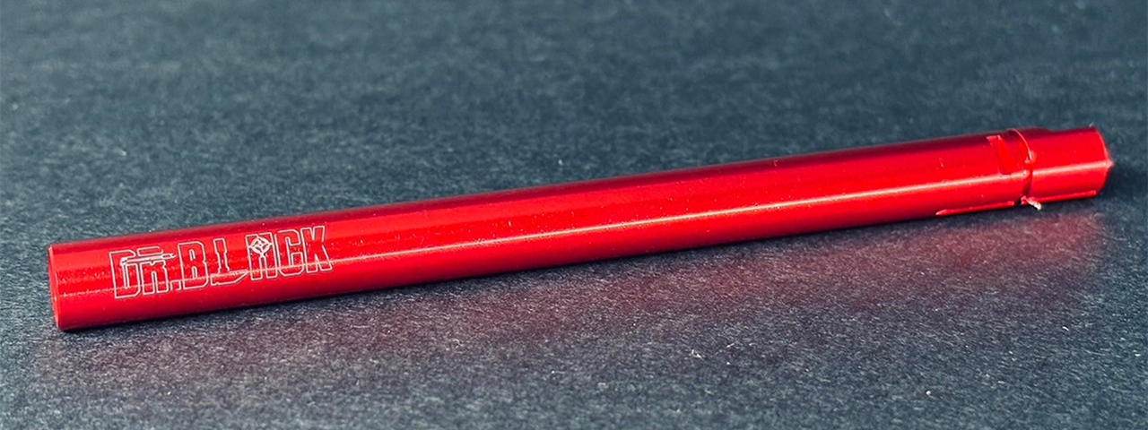 Dr. Black CNC Aluminum 113mm Inner Barrel For TM Hi-CAPA GBB Pistols - (Red)