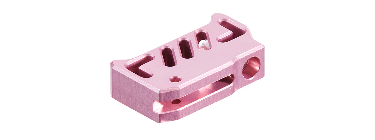 Dr. Black CNC Aluminum Type A Right Handed TM Hi-Capa GBB Pistol Trigger - (Pink)