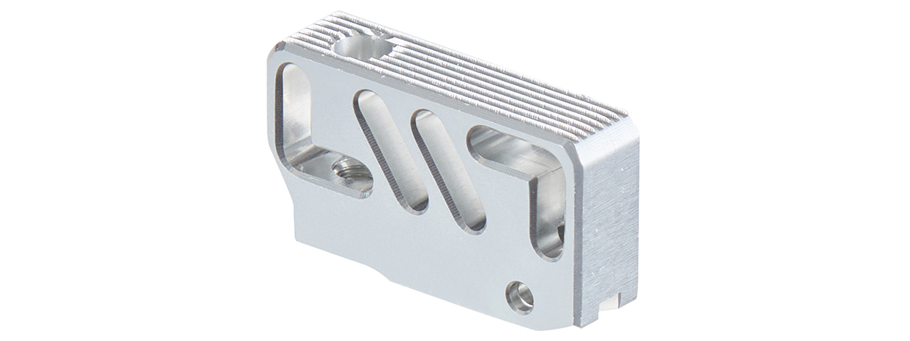 Dr. Black CNC Aluminum Standard A TM Hi-Capa GBB Pistol Trigger - (Silver)