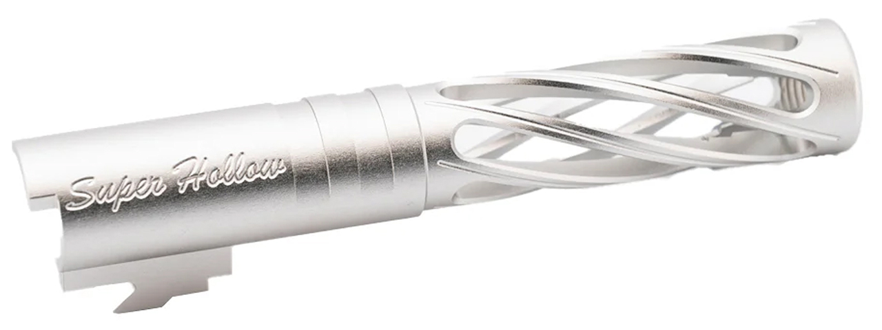 Dr. Black CNC Aluminum DINGING Outer Barrel For TM Hi-CAPA 4.3 GBB Pistols - (Silver)