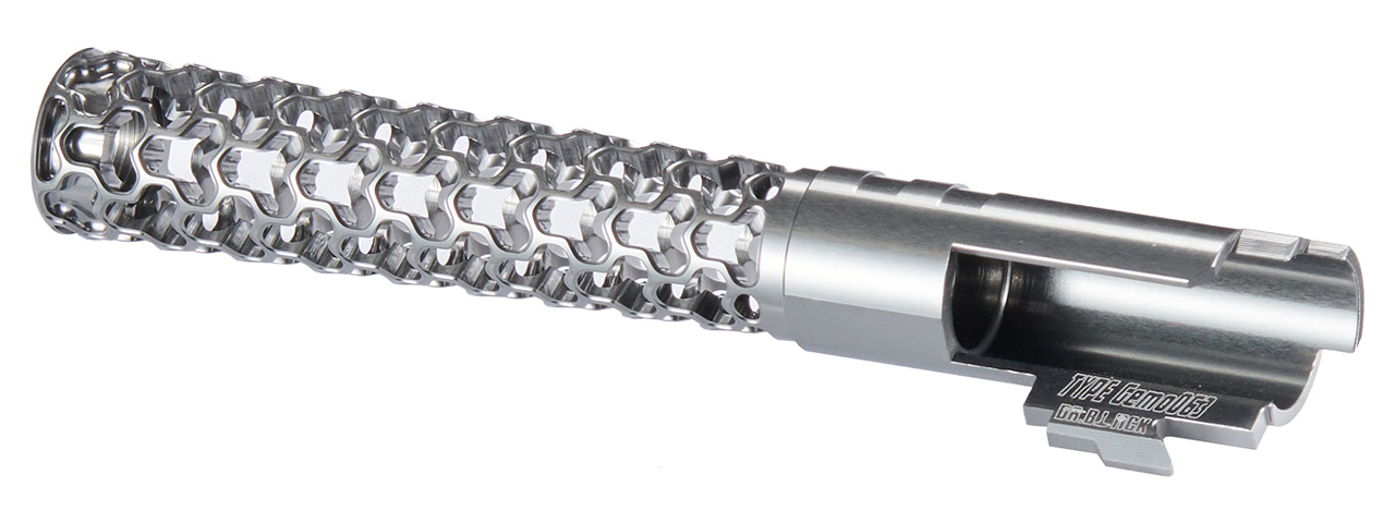 Dr. Black CNC Aluminum GEOM Outer Barrel For TM Hi-CAPA 5.1 GBB Pistols - (Gray)