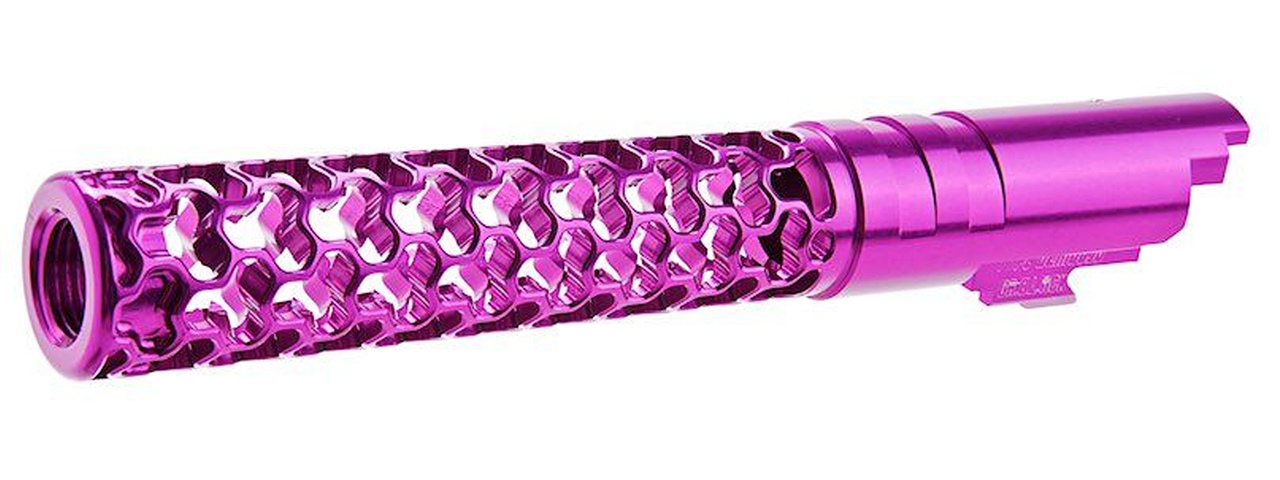 Dr. Black CNC Aluminum GEOM Outer Barrel For TM Hi-CAPA 5.1 GBB Pistols - (Purple)