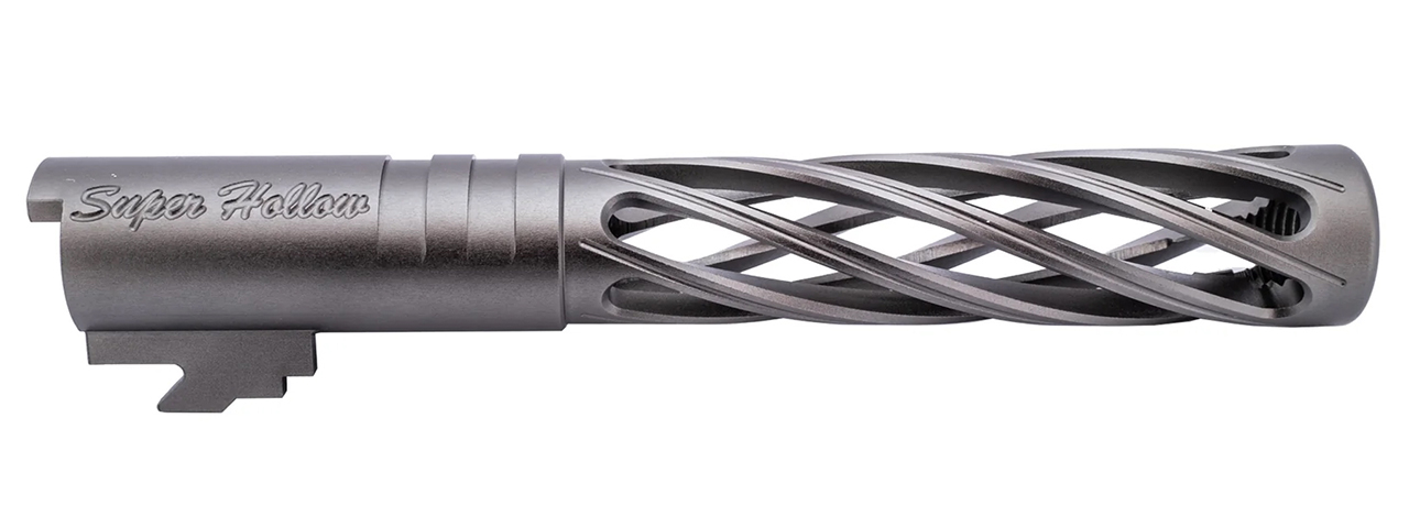 Dr. Black CNC Aluminum DINGING Outer Barrel For TM Hi-CAPA 5.1 GBB Pistols - (Gray)