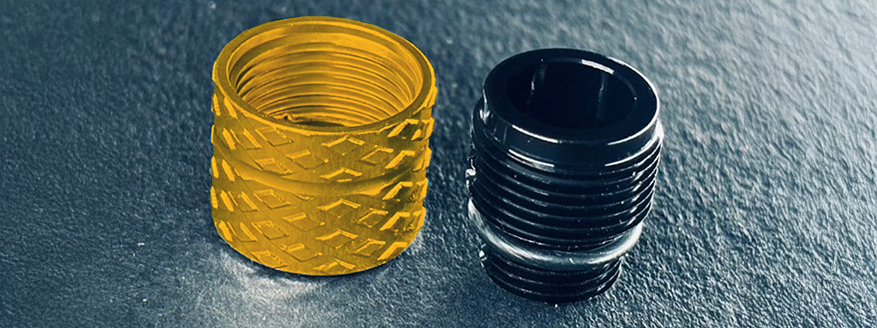 Dr. Black CNC Aluminum Type B Outer Barrel Adapter - (Gold)