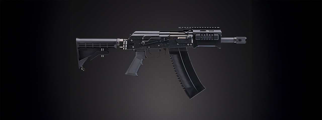 Tokyo Marui SAIGA-12 SBS Tri-Shot Gas Blowback Airsoft Shotgun - (Black)