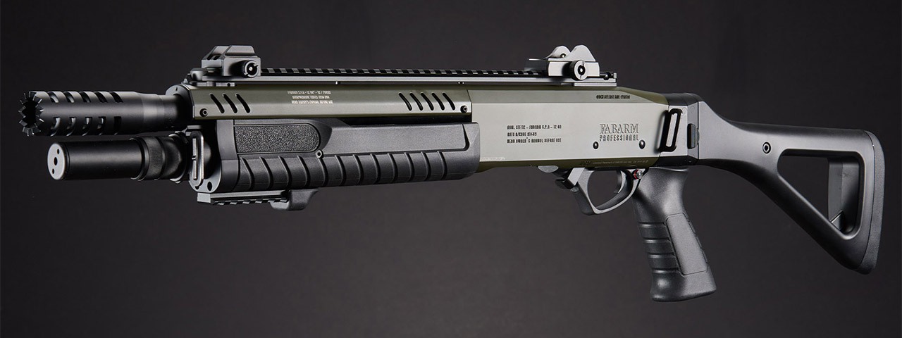 Fabarm 33" Compact Gas Pump Shotgun Replica - (OD Green)