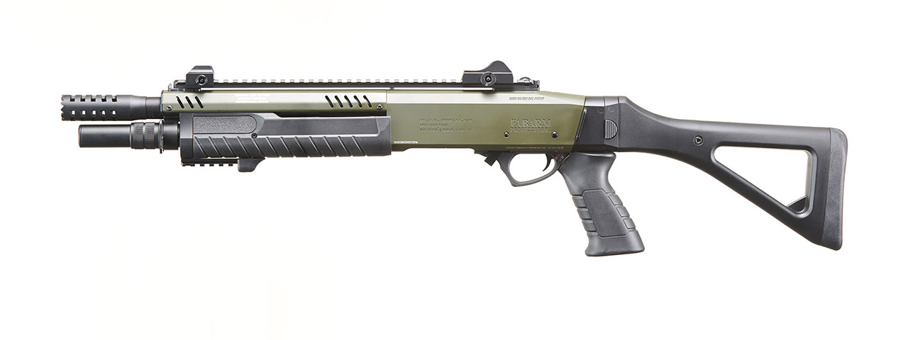 Fabarm 33" Compact Gas Pump Shotgun Replica - (OD Green)