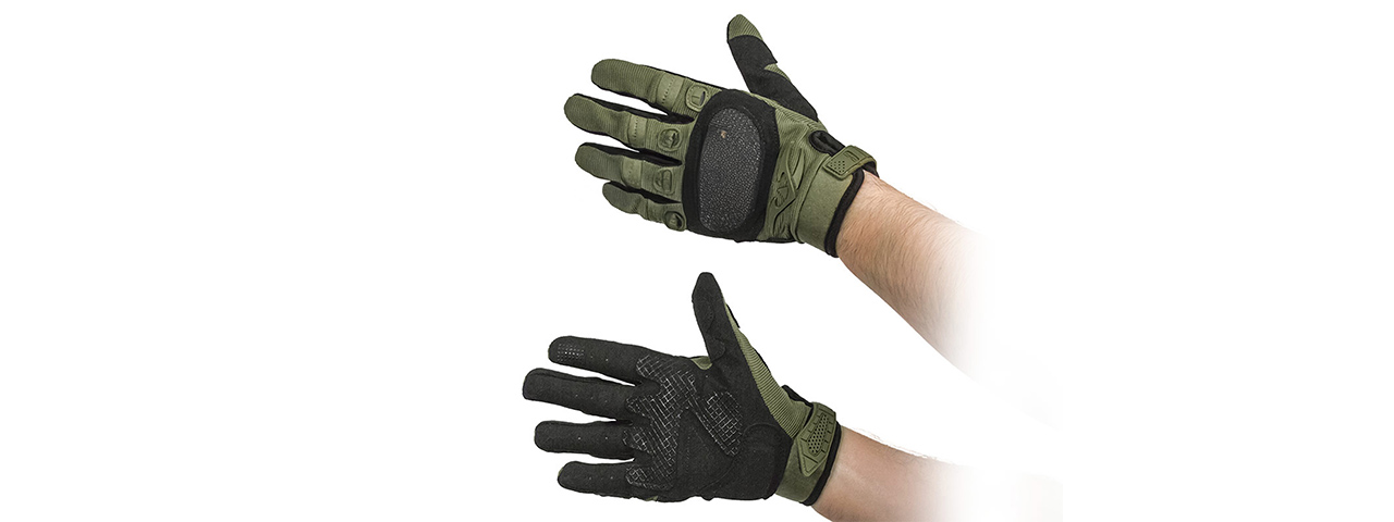 Valken Zulu Hard Knuckle Gloves - (OD Green/2XL) Valken Zulu Hard Knuckle Gloves - (OD Green/2XL)