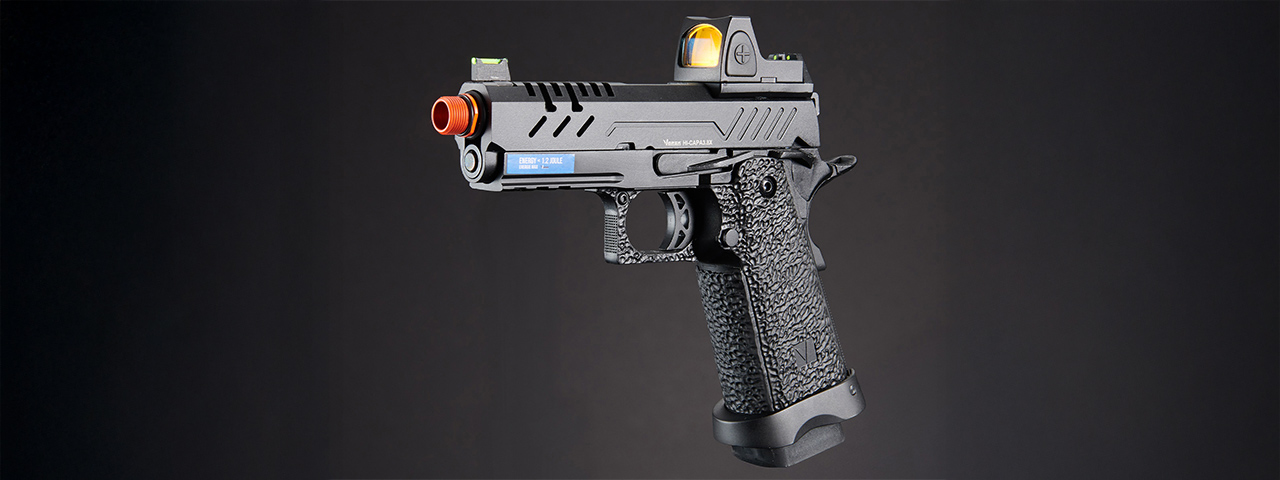 Vorsk Airsoft 3.8 Hi Capa Pro + Micro Red Dot - Black