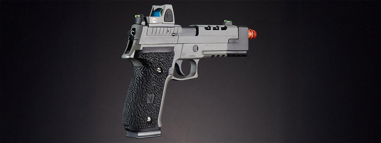 Vorsk Hi-Capa VP26X GBB Pistol w/ Red Dot Sight - (Gray)