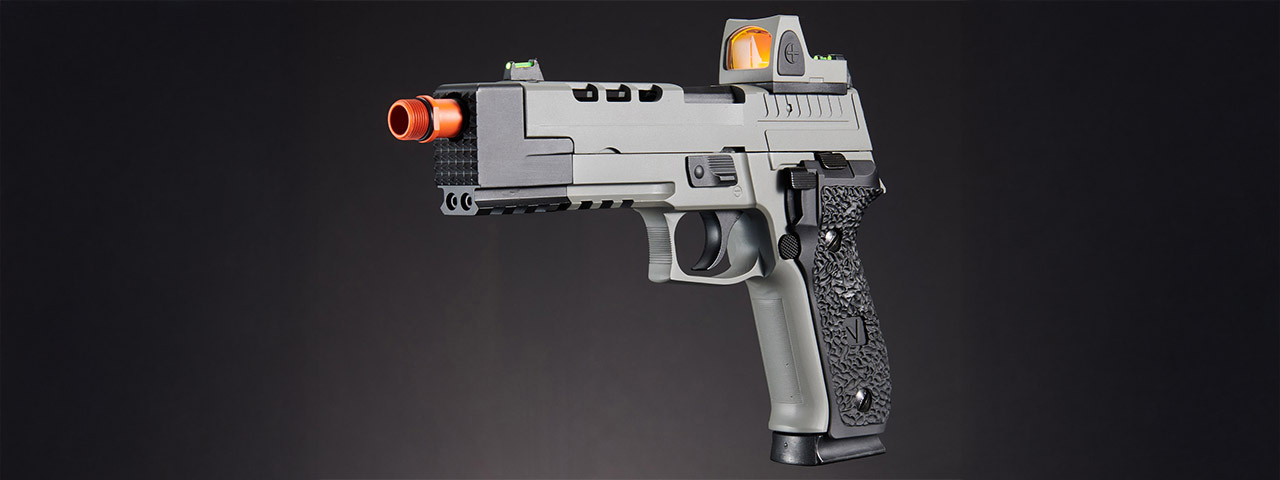 Vorsk Hi-Capa VP26X GBB Pistol w/ Red Dot Sight - (Gray)