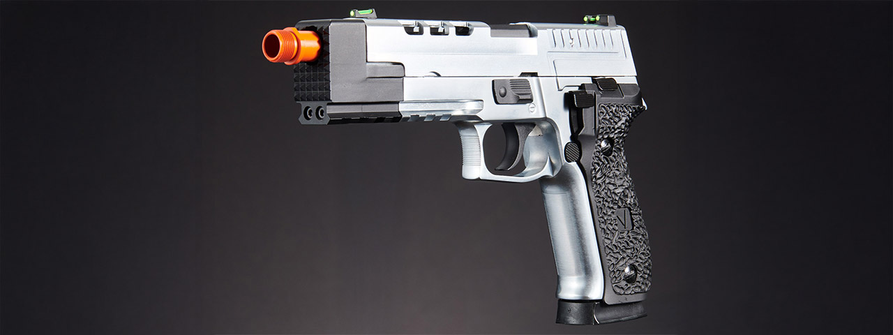 Vorsk Airsoft VP26X Gas Blowback Pistol - Silver