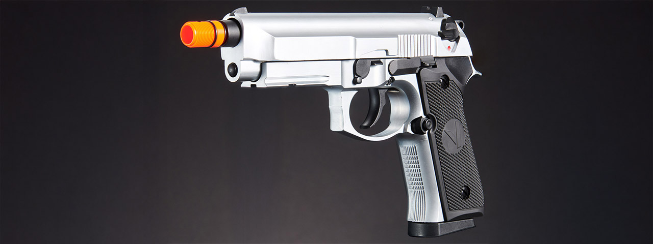 Vorsk Airsoft VM9 Osiris Gas Blowback Pistol - Silver