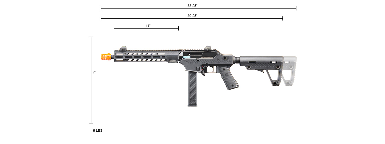 Vorsk VMP-2M ASSAULT VARIANT GBB Airsoft Rifle Select Fire - (Black)