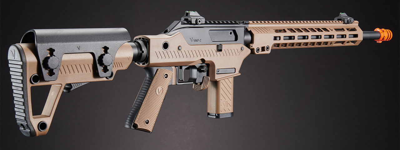 Vorsk VMP-2MD RECON RIFLE GBB Airsoft Rifle Semi-Only - (Black/Tan)