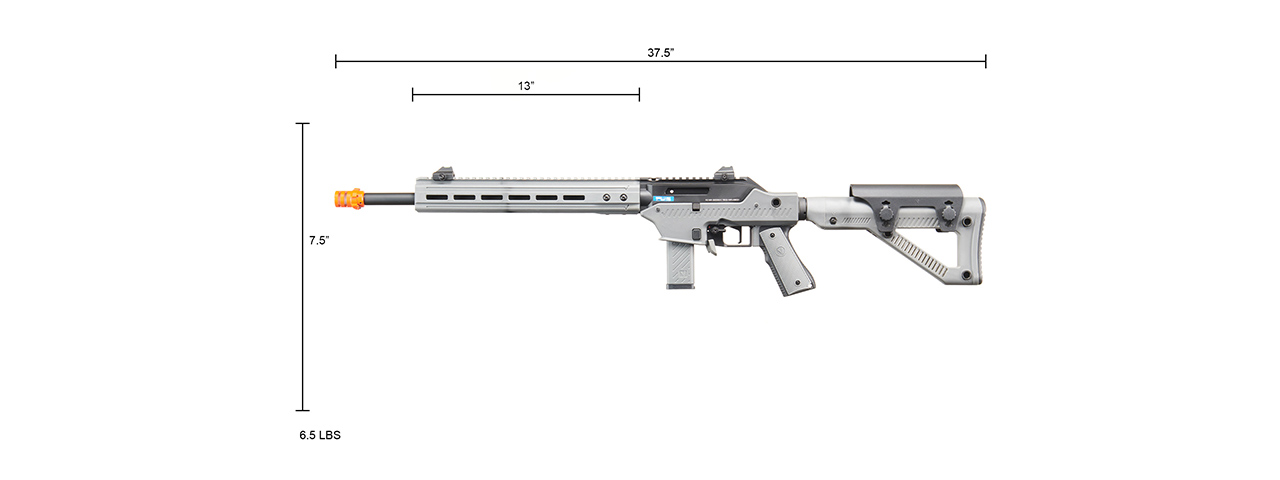 Vorsk VMP-2D DESIGNATED MARKSMEN GBB Airsoft Rifle Semi-Only - (Black/Gray)