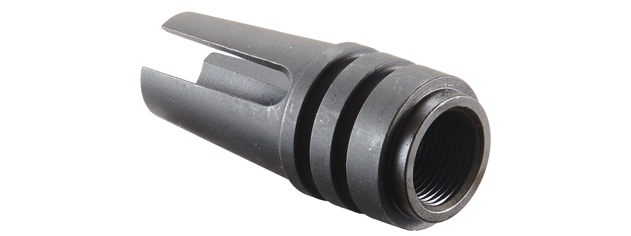 WE Flash Hider for R-M004 Series Rifles 14mm CCW Threaded - (Black)